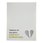 Thinking of You. Deepest Sympathies Card