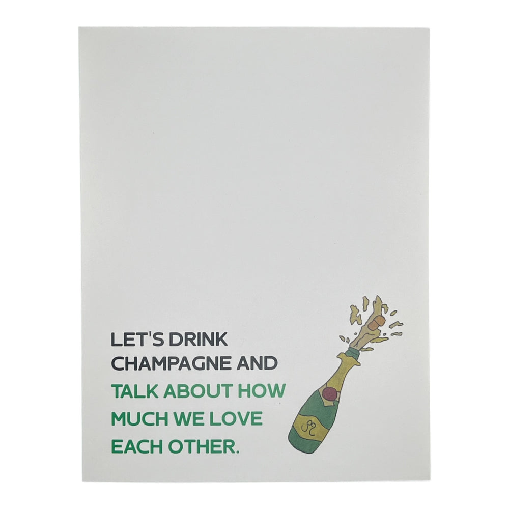 Champagne and Love Card