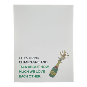 Champagne and Love Card