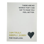 There are Simply No Words Card