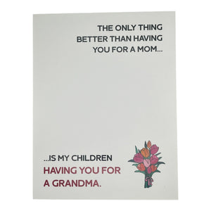 Having You For Grandma Card