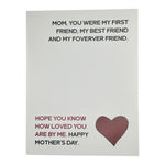 Mom, My First Friend, Forever Friend and Best Friend Card