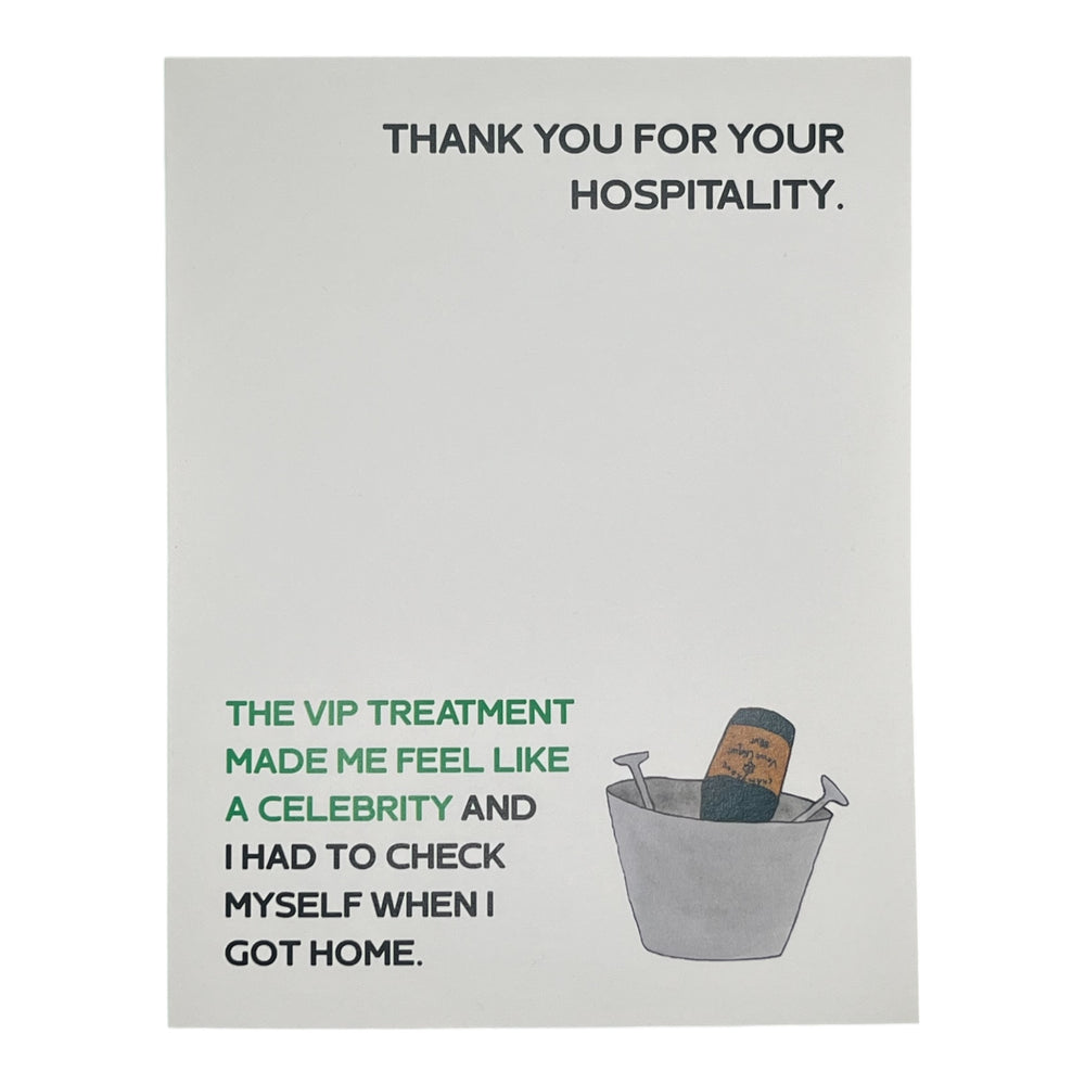 VIP Treatment Card