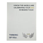 Angels are Celebrating Your Dad Today Card