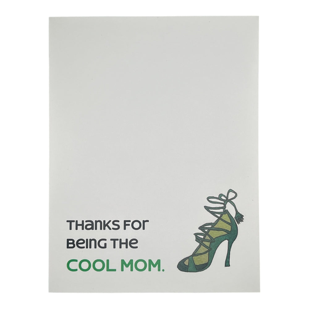 Thanks for Being the Cool Mom Card