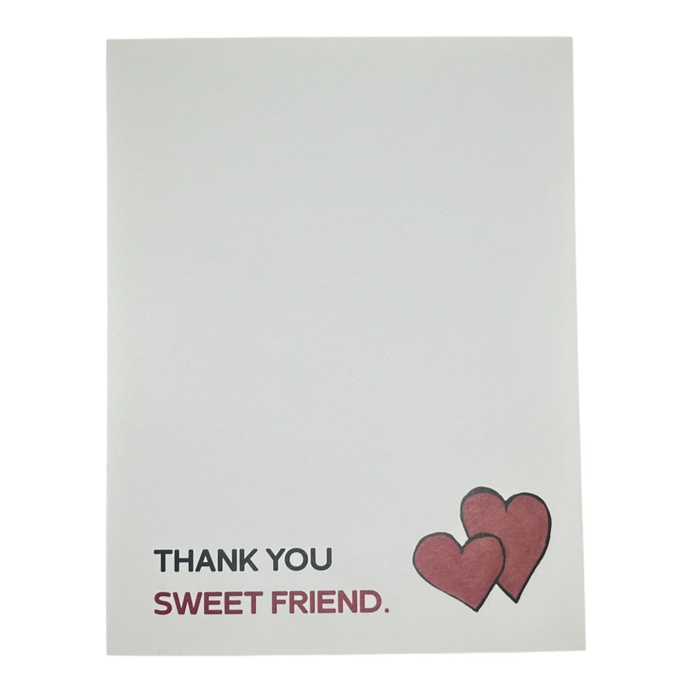 Thank You Sweet Friend Card