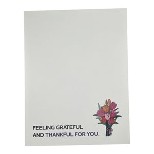 Grateful and Thankful for You Card