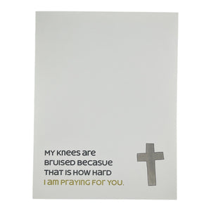 Praying Hard for You Card