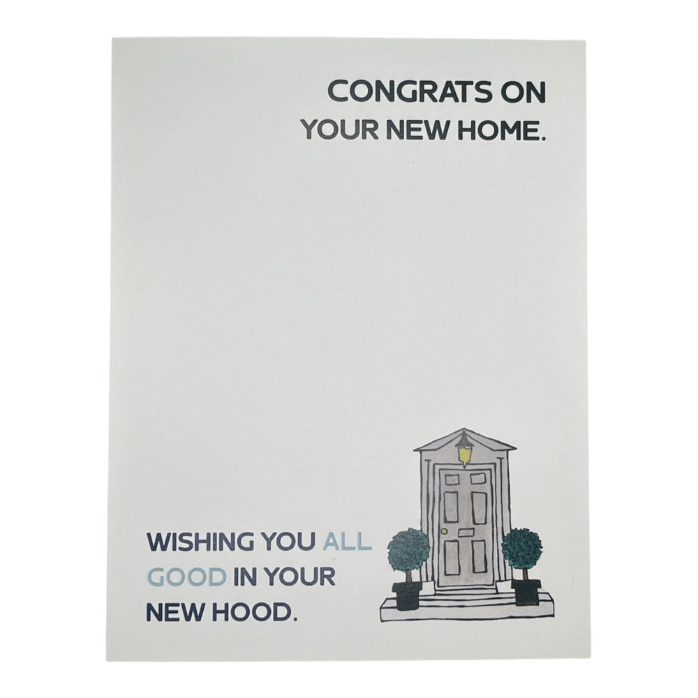 Congrats New Home Card