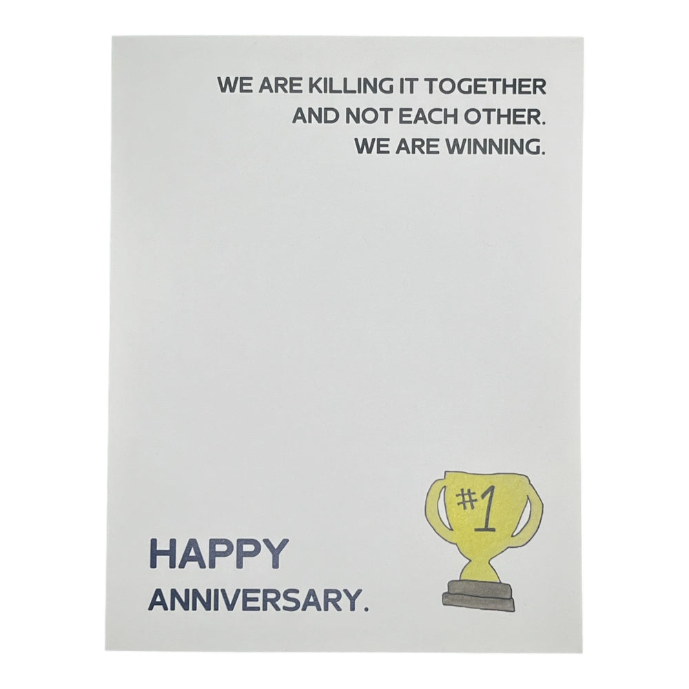 We are Killin It Together Anniversary Card