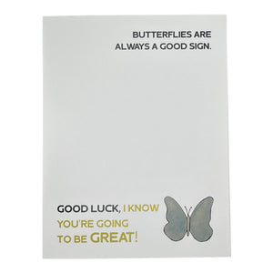 Butterflies are Always a Good Sign Card