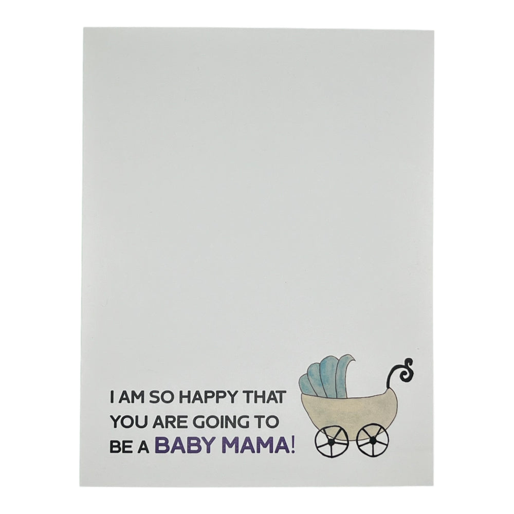Congrat's Baby Mama Card