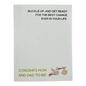 Buckle Up Mom and Dad Card