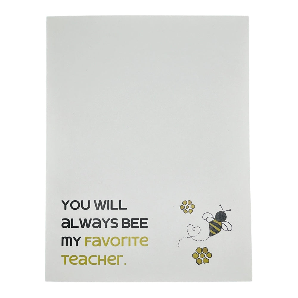 My Favorite Teacher Card