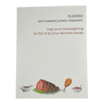 Blessed and Mash Potato Obsessed Card