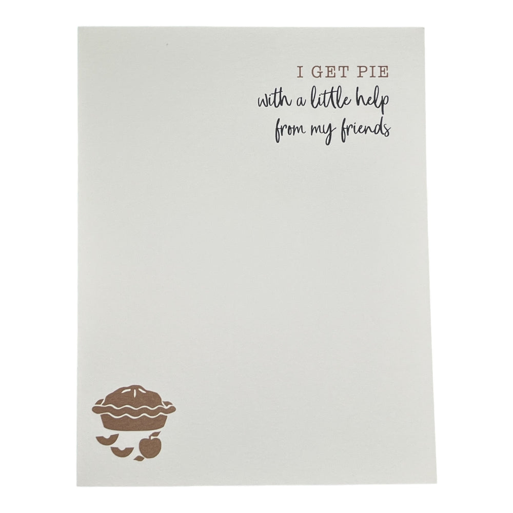 I get Pie Card