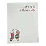 You Rock my Christmas Socks Card