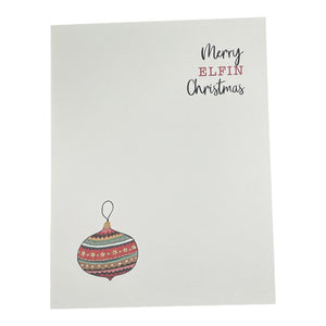 Merry Elfin Christmas Card