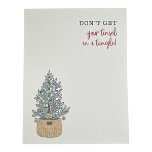 Tinsel in a Tangle Card