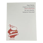 Dear Santa...I Can Explain Card