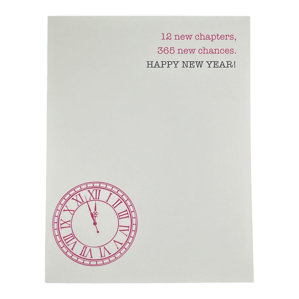 12 New Chapters 365 New Chances Card
