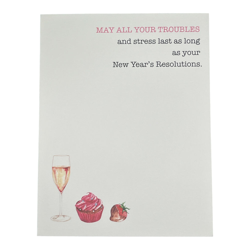 New Year's Resolutions Card