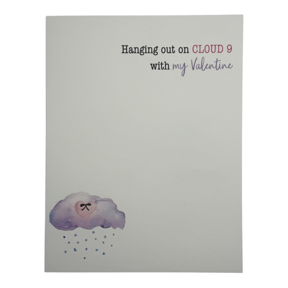Cloud 9 With My Valentine Card