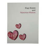 Hugs, Kisses and Valentine Wishes Card