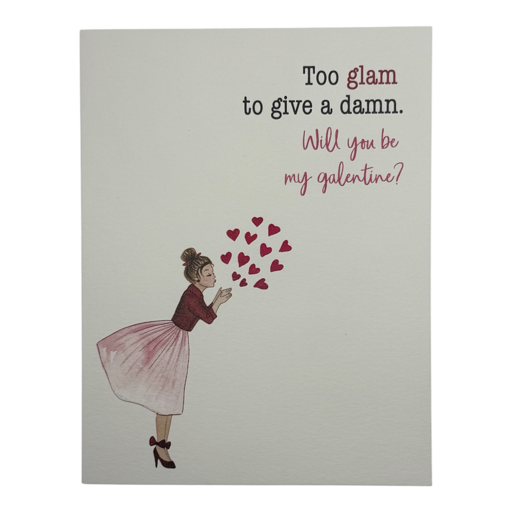 Too Glam to Give a Damn Card