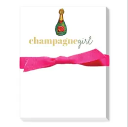 Champage Girl Mini Notepad