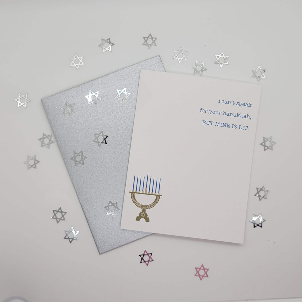 My Hannukah is LIT Card