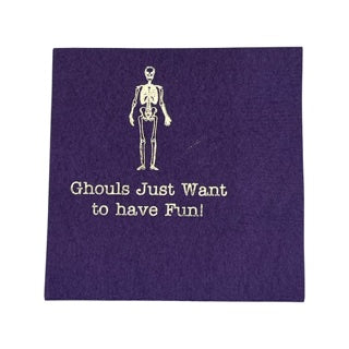 Ghouls Just Want to Have Fun Cocktail Napkins