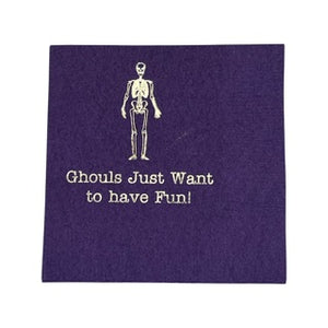 Ghouls Just Want to Have Fun Cocktail Napkins