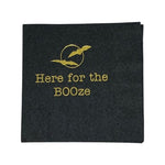 Here for the BOOze Cocktail Napkins